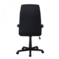 BF1250 Πολυθρόνα Γραφείου Διευθυντή, Pu Μαύρο  60x64x108/120cm