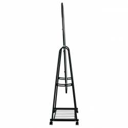 ROLLAND Small Καθρέπτης Δαπέδου, Μέταλλο Βαφή Μαύρο  37x37x160cm