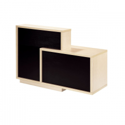 Reception PROGRESS Elm/Black  160x60x110cm