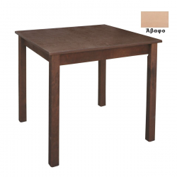 Ταβέρνας Τραπέζι Λυόμενο Οξιά - Κόντρα Πλακέ, Άβαφο  60x80x75cm