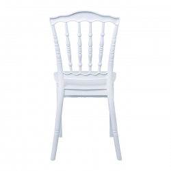 MILLS Καρέκλα PP Άσπρο - Στοιβαζόμενη  40x51x89cm