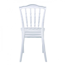 MILLS Καρέκλα PP Άσπρο - Στοιβαζόμενη  40x51x89cm