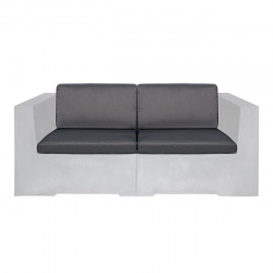 CONCRETE Set Μαξιλάρια Καναπέ Γκρι Ύφασμα Water Repellent 4 Tεμάχια  Καθ:67x66x8 -Πλάτ:67x15/8x30cm