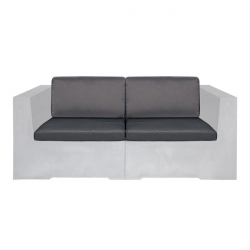 CONCRETE Set Μαξιλάρια Καναπέ Γκρι Ύφασμα Water Repellent 4 Tεμάχια  Καθ:67x66x8 -Πλάτ:67x15/8x30cm