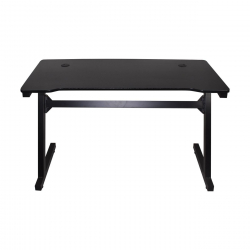 GAMING Γραφείο 120x60cm τ.Carbon Μέταλλο Βαφή Μαύρο  120x60x75cm