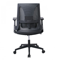 BF8760 Πολυθρόνα Γραφείου, Mesh Γκρι, Ύφασμα Γκρι  66x64x96/106cm