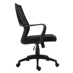 BF2960 Πολυθρόνα Γραφείου Mesh Μαύρο  60x62x99/109cm
