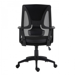 BF2960 Πολυθρόνα Γραφείου Mesh Μαύρο  60x62x99/109cm