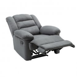 JULIA Πολυθρόνα Relax Σαλονιού - Καθιστικού, Ύφασμα Γκρι  93x90x100cm