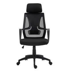 BF2950W Πολυθρόνα Γραφείου Διευθυντή, Mesh Μαύρο  60x67x119/129cm