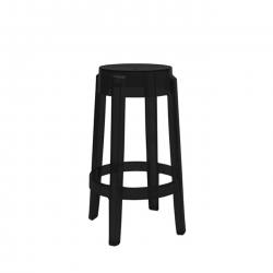 FRIDO Σκαμπώ Bar PP Μαύρο Δ38x76cm