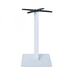 PRATO-R Βάση Τραπεζιού με ρεγουλατόρο Μέταλλο Βαφή Άσπρο (11,90kg)  40x40cm H.73cm