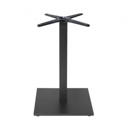 PRATO-W Βάση Τραπεζιού με Ρεγουλατόρο Μέταλλο Βαφή Μαύρο (15,80kg)  50x50cm H.72cm