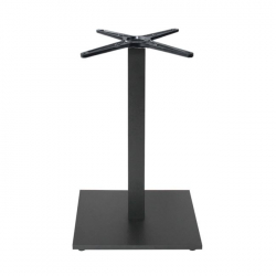 PRATO-W Βάση Τραπεζιού με Ρεγουλατόρο Μέταλλο Βαφή Μαύρο (15,80kg)  50x50cm H.72cm