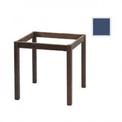 ΚΑΦΕΝΕΙΟΥ Βάση Τραπεζιού Οξιά Λυόμενη για Επιφάνεια 80x80cm, Βαφή Εμποτισμού Ανιλίνη Μπλε  69x69x73cm