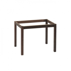 ΚΑΦΕΝΕΙΟΥ Βάση Τραπεζιού Οξιά Λυόμενη για Επιφάνεια 70x110cm Βαφή Εμποτισμού Καρυδί  59x99x73cm