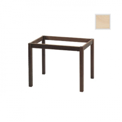 ΚΑΦΕΝΕΙΟΥ Βαφή Τραπεζιού Οξιά Λυόμενη για Επιφάνεια 80x120cm Άβαφη  69x109x73cm