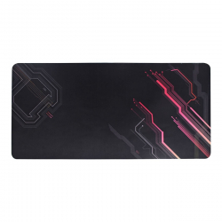 GAMING Mouse Pad 100x50cm Μαύρο/Κόκκινο  100x50cm