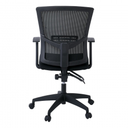 BF2910 Πολυθρόνα Γραφείου Μαύρο Mesh - Ύφασμα Μαύρο  61x58x91/101cm