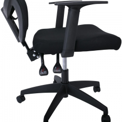 BF2910 Πολυθρόνα Γραφείου Μαύρο Mesh - Ύφασμα Μαύρο  61x58x91/101cm