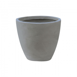 FLOWER POT-3 Cement Grey Φ35x32cm  Φ35x32cm