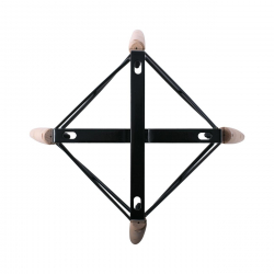 ART Wood Βάση Τραπεζιού Φυσικό (2,70kg)  54x54x70 / Eπιφάνειες 60-80cm