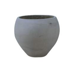 FLOWER POT-5 Cement Grey Φ43x32cm  Φ43x32cm