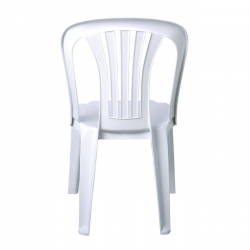 IRIDE Καρέκλα Στοιβαζόμενη, ΡΡ Άσπρο  48x55x84cm