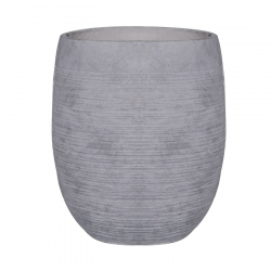 FLOWER POT-8 Απόχρωση Light Grey Wash  Φ35x39cm