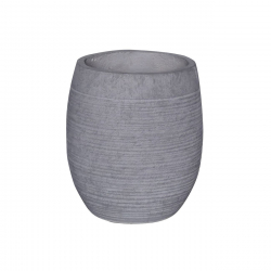 FLOWER POT-8 Απόχρωση Light Grey Wash  Φ25x28cm