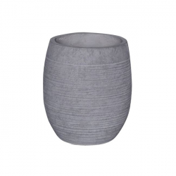 FLOWER POT-8 Απόχρωση Light Grey Wash  Φ25x28cm