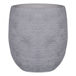 FLOWER POT-8 Απόχρωση Light Grey Wash  Φ48x52cm
