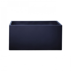 FLOWER POT-12 Απόχρωση Dark Grey  100x45x45cm