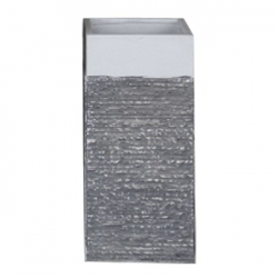 FLOWER POT-10 Απόχρωση Black Wash  41x41x80cm