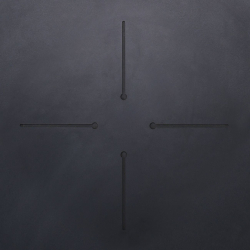 HPL (High Pressure Laminated) Επιφάνεια Τραπεζιού Απόχρωση Cement Φ70cm/12mm