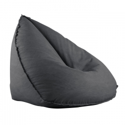 LAGOS ΜΑΧ Πουφ 100% Αδιάβροχο, Ύφασμα Ανθρακί, Αποσπώμενο Κάλυμμα  120x100x96cm