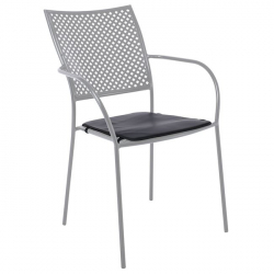 FERIA Μαξιλάρι Πολυθρόνας Pu Μαύρο  38x45x1cm