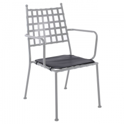 PATON Μαξιλάρι Πολυθρόνας Pu Μαύρο  42x45x1cm