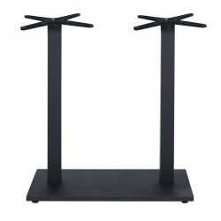 PRATO-W Βάση Τραπεζιού BAR 70x40cm H.108cm Μέταλλο Βαφή Μαύρο / 18,50Kg  70x40 H.108cm