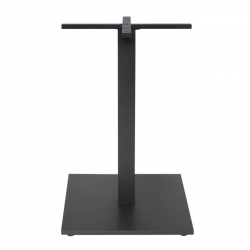 PRATO-W Βάση Τραπεζιού Μέταλλο Βαφή Μαύρο, με Ρεγουλατόρο,Cross 60x60cm,15kg  50x50cm H.72cm / Cross 60x60cm