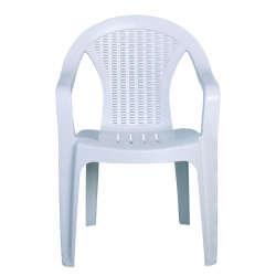 INTEX Πολυθρόνα Κήπου Στοιβαζόμενη, PP Άσπρο  54x53x78cm