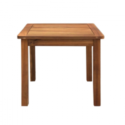 LUGANO Τραπεζάκι Βοηθητικό Ξαπλώστρας, Ξύλο Acacia Απόχρωση Φυσικό  45x45x45cm