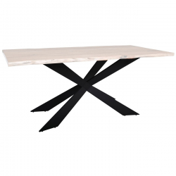 TORSEN Βάση Τραπεζιού Μέταλλο Βαφή Μαύρο  115x65x71cm