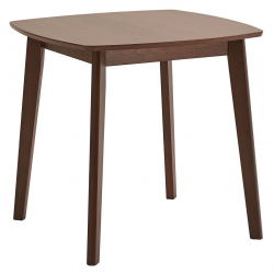 VENTI Τραπέζι Οξιά Καρυδί  80x80x75cm