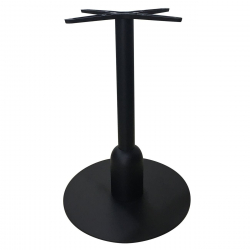 BORG Βάση Τραπεζιού Μέταλλο Βαφή Μαύρο (18,10kg)  Φ50cm H.72cm