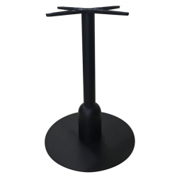 BORG Βάση Τραπεζιού Μέταλλο Βαφή Μαύρο (18,10kg)  Φ50cm H.72cm