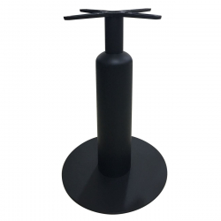 TOBY Βάση Τραπεζιού Μέταλλο Βαφή Μαύρο  Φ50cm H.72cm