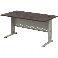 COMPACT Γραφείο Απόχρωση Γκρι - Σκούρο Καρυδί  150x80x75cm