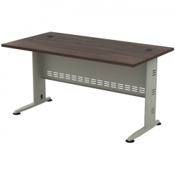 COMPACT Γραφείο Απόχρωση Γκρι - Σκούρο Καρυδί  150x80x75cm