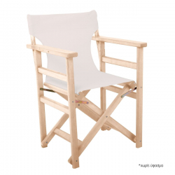 Σκηνοθέτη Σκελετός Πολυθρόνας Οξιά Άβαφη, Πτυσσόμενη  56x53x87cm